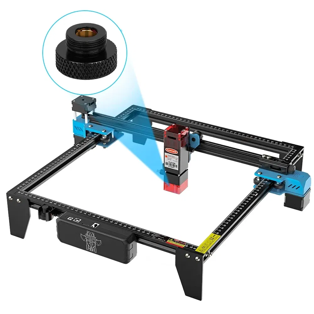 Color: Black - Twotrees 80w Laser Enagraver Lens Replacement Lens For TTS-55 PRO/TTS-10 PRO/TTS-20 PRO/TS2-10W/TS2-20W Laser Engraving Machine