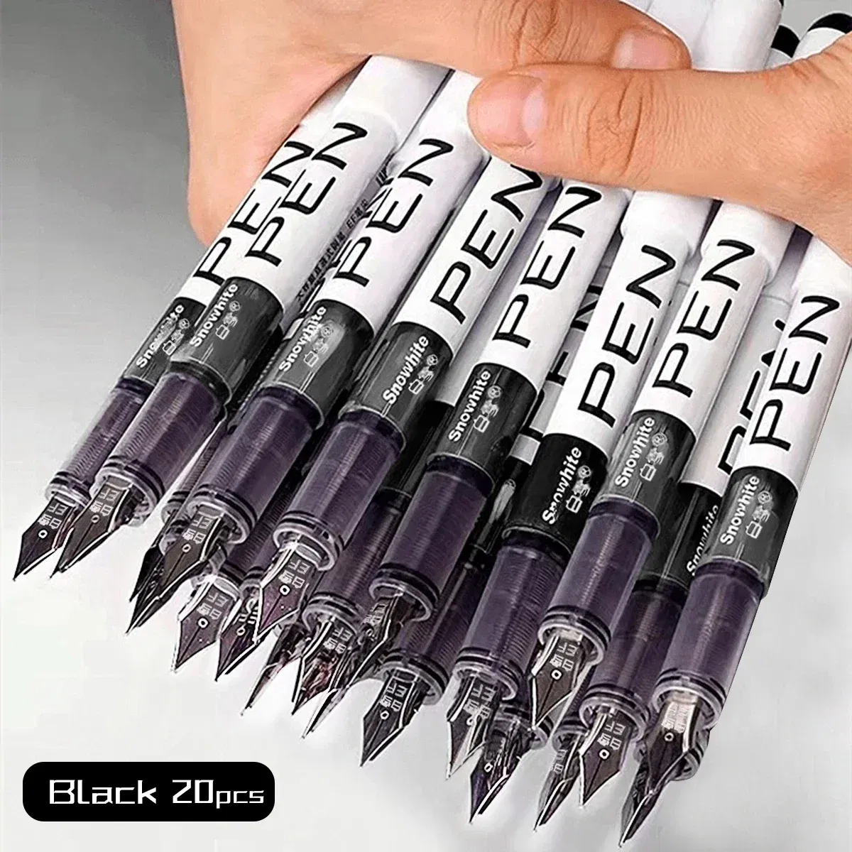 Color: Other - 0.5mm F /0.38mm EF Extra Fine Nib Disposable Classic Fountain Pens For Writing For Student Office Painting & Creative Projects