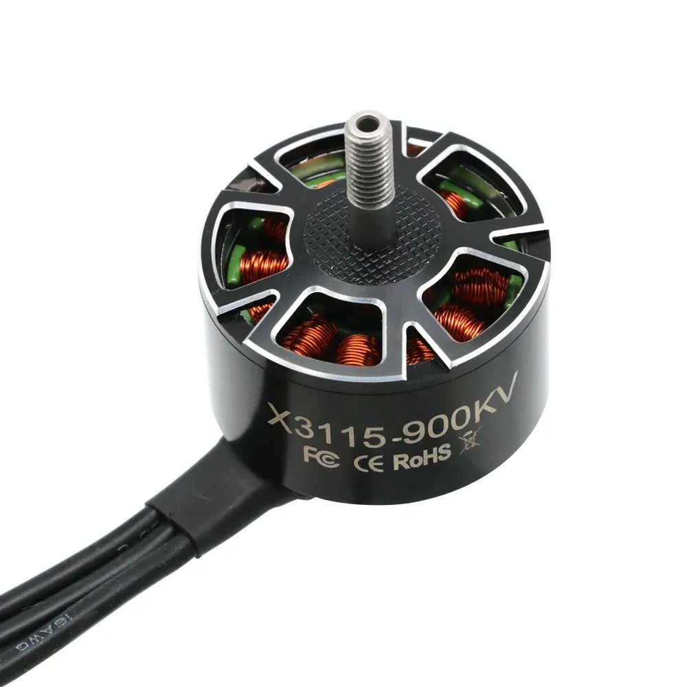 Color: Burgundy - 4pcs UAngel X3115 3115 900KV 1050KV 1200KV 6S Brushless Motor for FPV Freestyle 9inch 10inch Long Range Cinelifter RC Drones