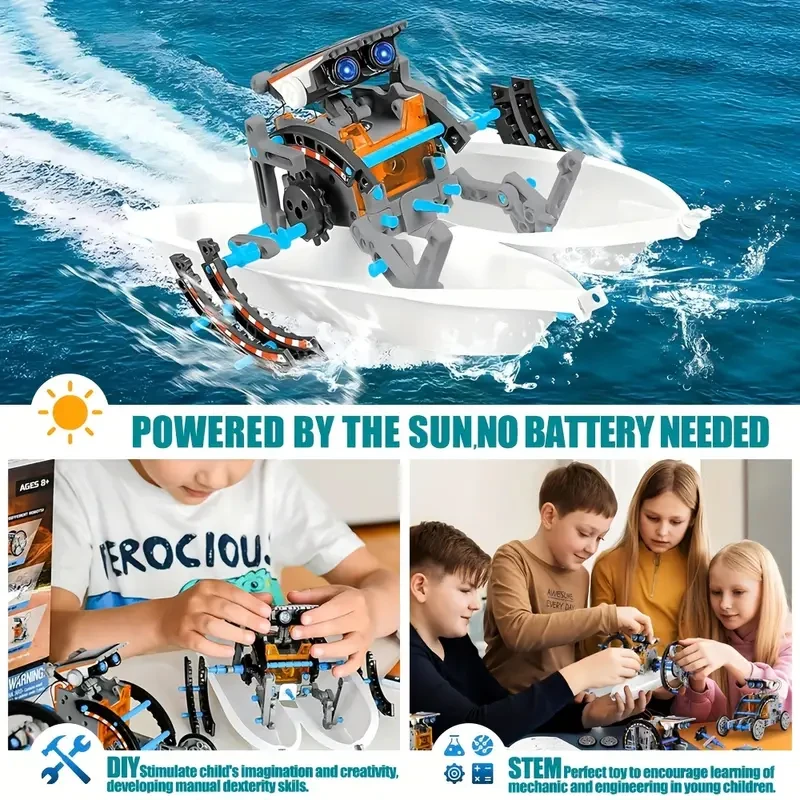 STEM 13-in-1 Solar Robot Toy