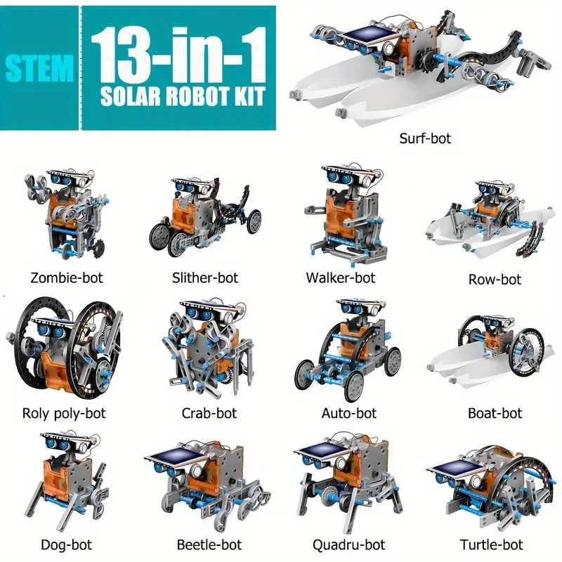 STEM 13-in-1 Solar Robot Toy