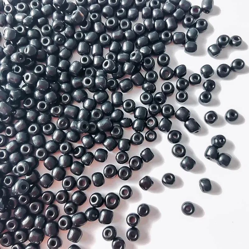 Color: Burgundy, Item Diameter: 3mm - 2mm 3mm 4mm Glass Seed Loose Beads Small Charms DIY Craft Bracelet Beads for Jewelry Making Supplies Necklace Accessories