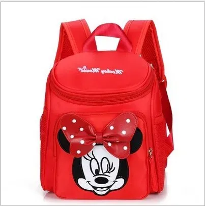 Color: Blue - Disney New girls frozen elsa anna princess Plush Backpacks kids School Bag Breathable kindergarten backpack