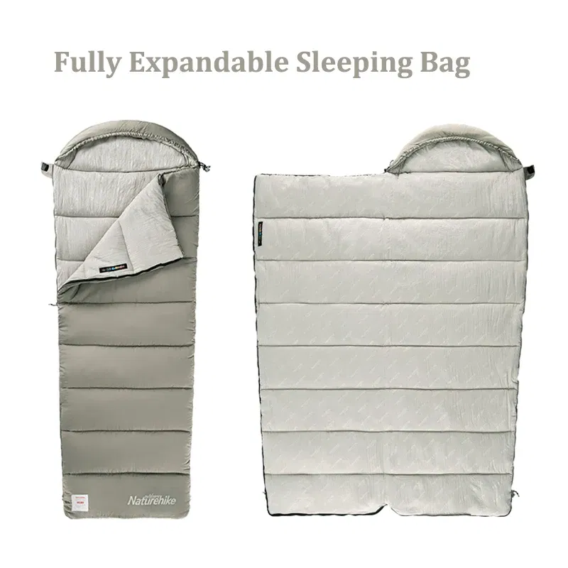 Color: Yellow, Ships From: CHINA - Naturehike Envelope Backpacking Sleeping Bags Cotton Lightweight Portable Detachable Camping Sleeping Bag for Travel Outdoor