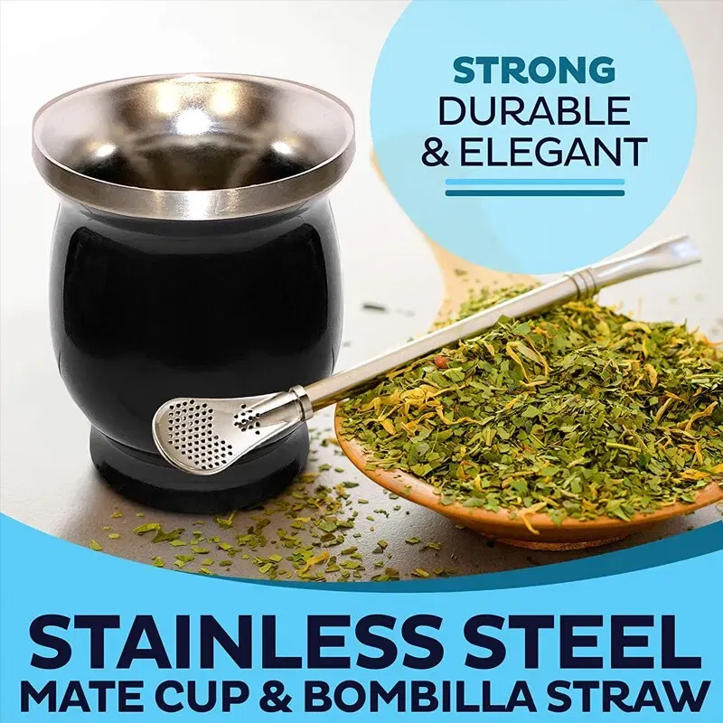 Color: Dark Khaki - Ma Dai Tea Cup Argentina Insulated Straw Cup Insulated Cup Simple Gourd Cup Various Styles of Tea Plum Cup