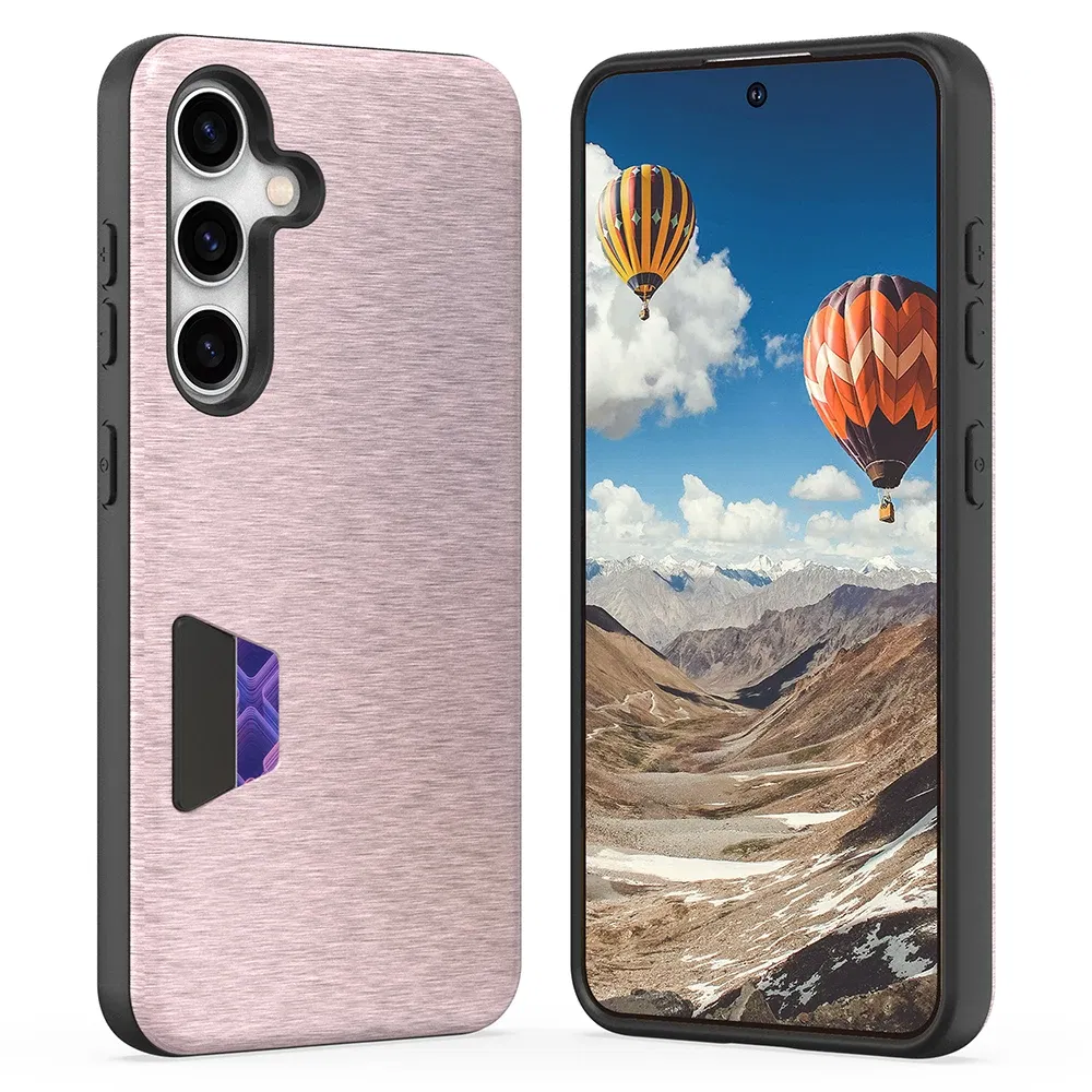 Color: Brown, Material: Silicon - MOLANCANO Card Holder Phone Case For Samsung S24 Ultra S21 S22 S23 Plus Galaxy A54 A53 A34 A33 A24 A23 M23 M33 M53 G4 5G Cover