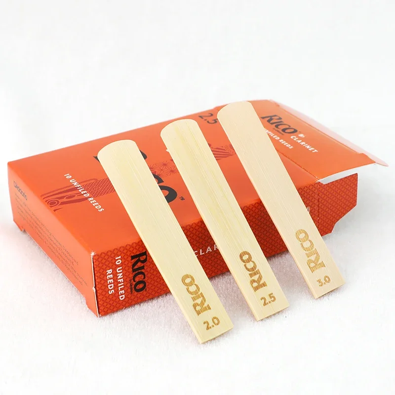 Color: Dark Khaki - USA RICO Orange Box Reeds Eb Alto Bb Soprano Tenor Barione Saxphone Bass Clarinet Classic