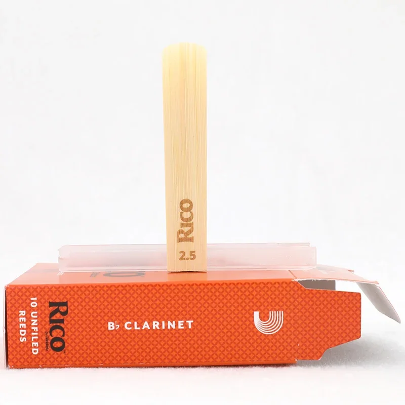 Color: Dark Khaki - USA RICO Orange Box Reeds Eb Alto Bb Soprano Tenor Barione Saxphone Bass Clarinet Classic