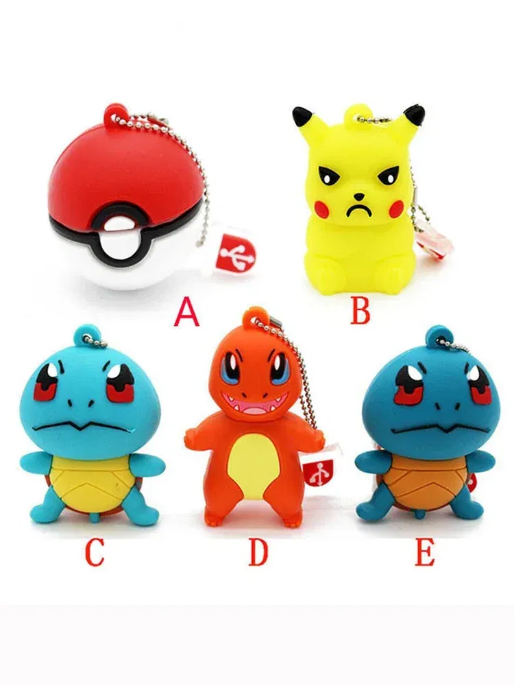 Capacity: 128M, Color: WHITE - JASTER Cartoon Memory Stick 64GB Silicone USB Flash Drive 4GB Creative Gift PenDrive 16GB Real Capacity USB Stick 8GB Yellow