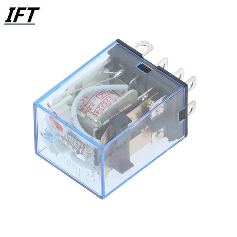 Size: S - 1Pc LY2NJ HH62P HHC68A-2Z Electronic Micro Mini Electromagnetic Relay 10A 8PIN Coil DPDT DC12V,24V AC110V 220V Hot