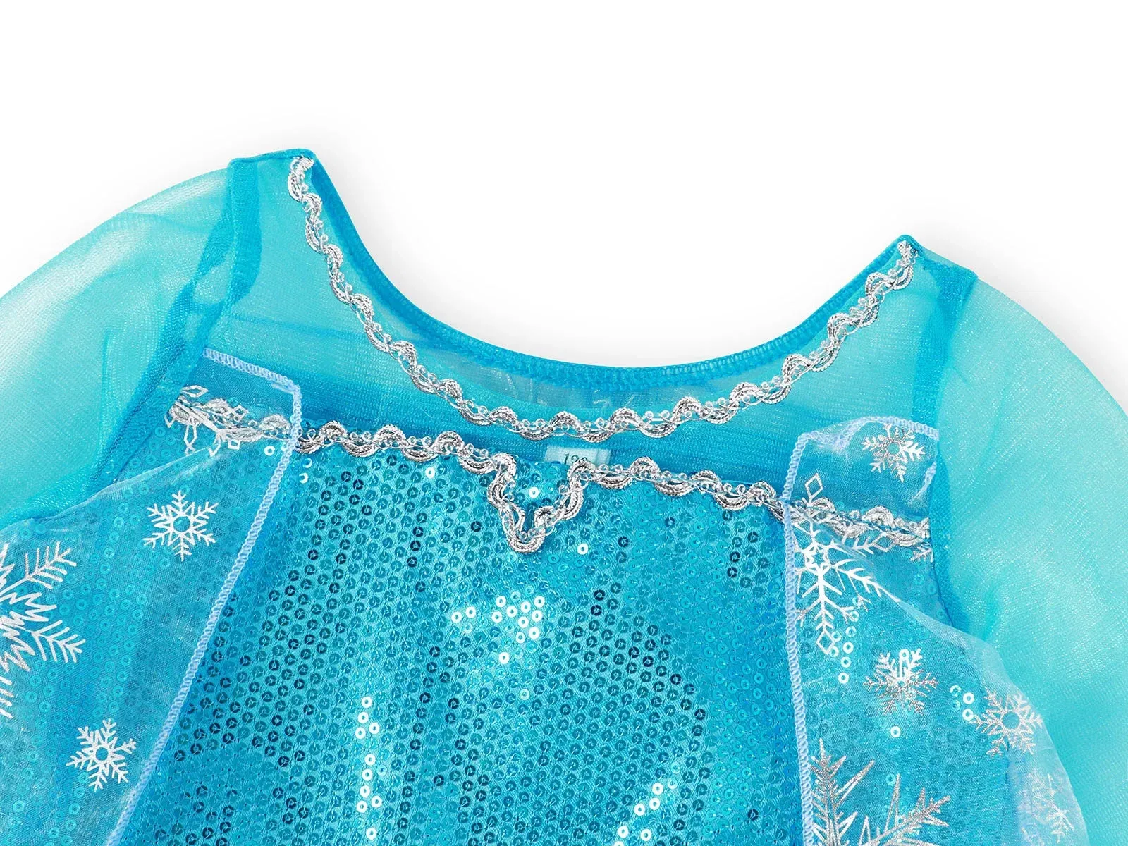 Kid Size: 5, Color: Gold - Disney Kids Cosplay Elsa Anna Princess Dress Girls Mesh Ball Gown Halloween Carnival Birthday Clothes Snow Queen Frozen Costume