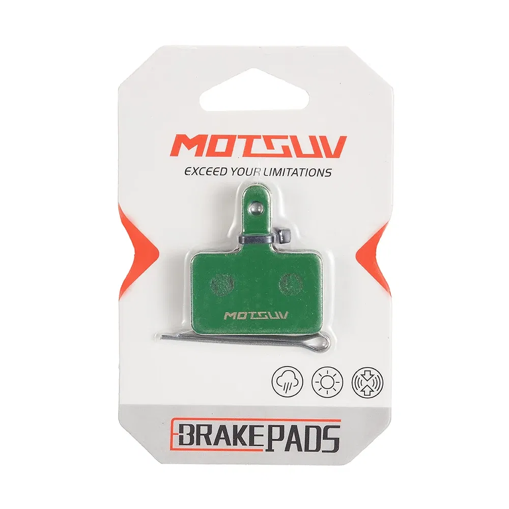 Color: Light green - MOTSUV Bicycle Ceramics Hydraulic Disc Brake Pads For AVID SHIMANO HAYES SRAM MAGURA FORMULA HOPE Cycling MTB Bike Bicycle Parts