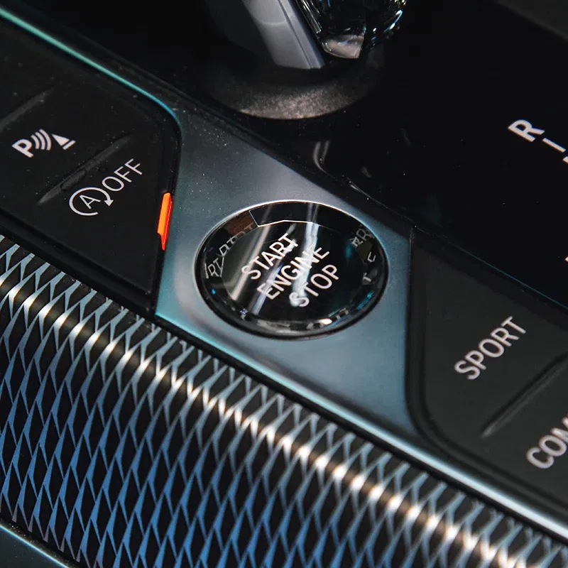 Color Name: Black - Crystal Gear Shift Lever Knob Set for BMW X5 Series G05 E70 F15 X6 Series G06 E71 F16 X7 G07 3 Series G20 X3 G01 X4 G02