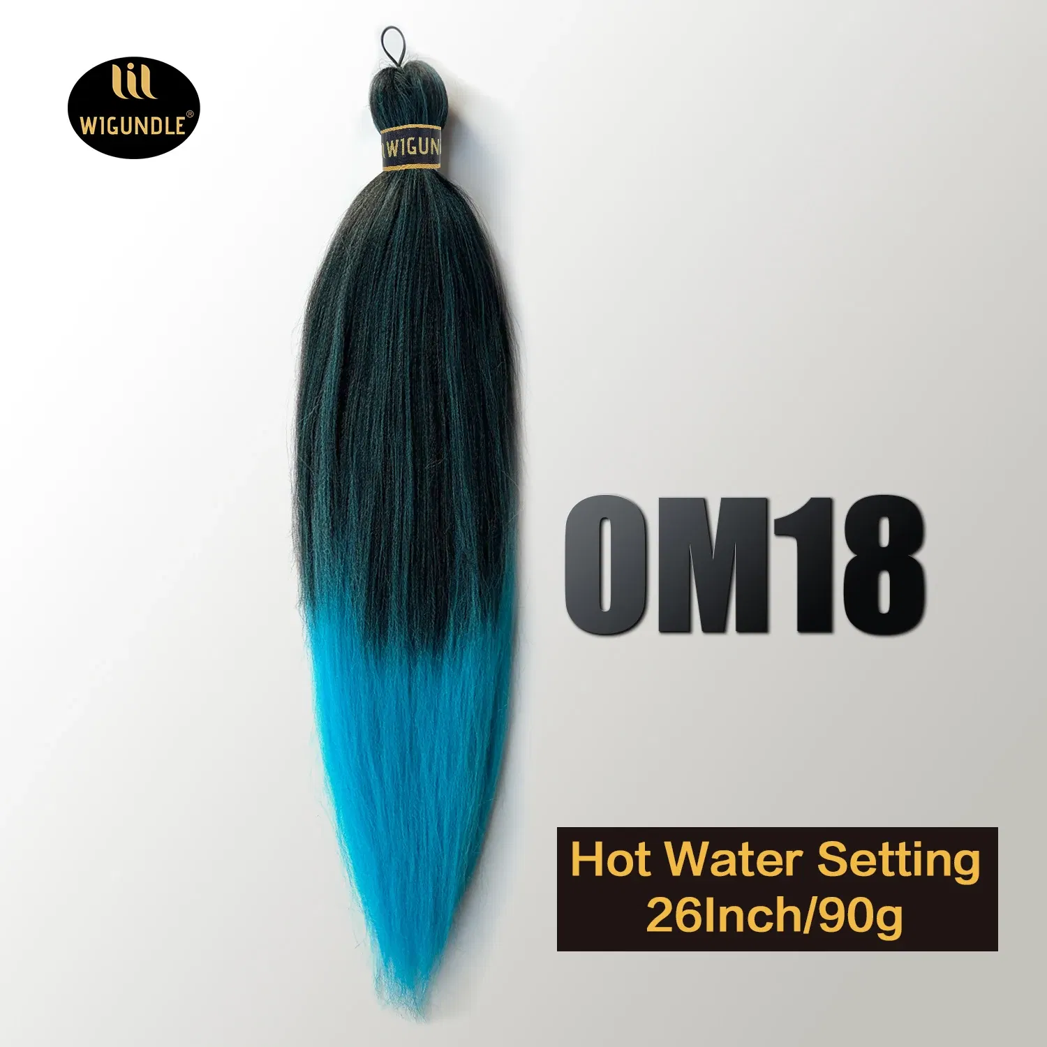 Color: #4, Stretched Length: 26inches, Bulk Buy: 3Pcs/Lot - Kanekalon 26inch Hot Water Set Pre Stretched Jumbo Braiding Hair Box Twist Braids Synthetic Hair Extensions For Women Soft Yaki