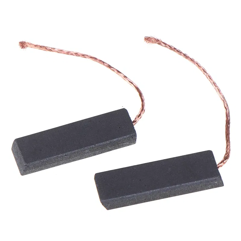 2pcs Black Carbon Brush Motor 5*13.5*40mm With 70mm Length Lead For Washing Machine