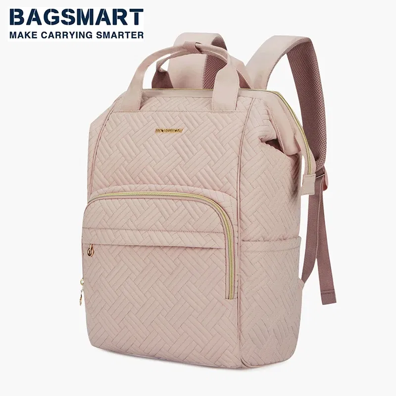 Color: green, Size: 12 inches, Ships From: CHINA - BAGSMART Travel Backpack 14-15.6inch Laptop Backpack Waterproof Backpacks For Women Cute College Schoolbag Female Bags