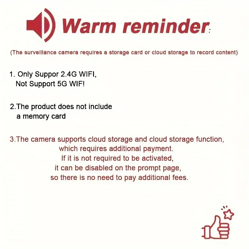 Anyazhineng HD Night Vision Security Camera - 360 Wireless WiFi Smart Surveillance