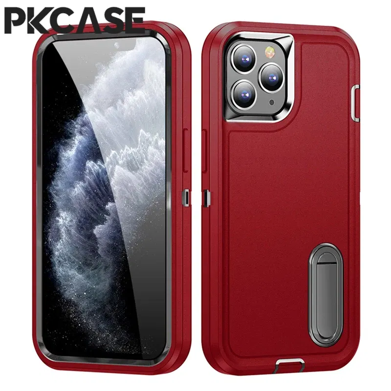 Color: SKY BLUE, Material: Cotton Fabric - PKCASE Shockproof Case For iPhone 13 Mini 12 11 Pro Max 6 7 8 Plus Bracket Protective Cover For iPhone X XS XR SE 2020 2022