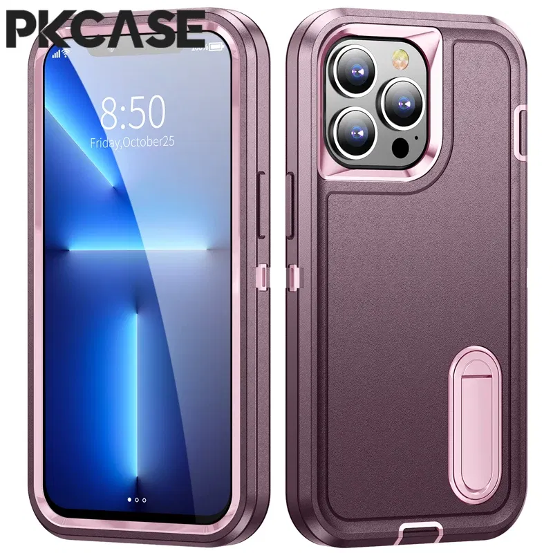 Color: SKY BLUE, Material: Cotton Fabric - PKCASE Shockproof Case For iPhone 13 Mini 12 11 Pro Max 6 7 8 Plus Bracket Protective Cover For iPhone X XS XR SE 2020 2022