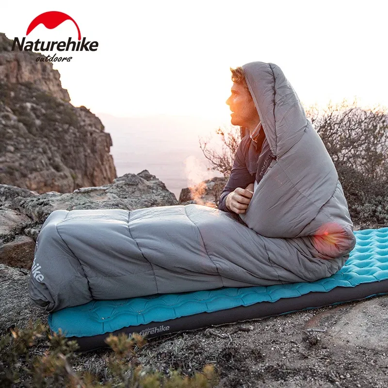 Color: Black, Ships From: CHINA - Naturehike Sleeping Bag Lightweight Waterproof Sleeping Bag Outdoor Camping Sleeping Bag Ultralight Cotton Winter Sleeping Bag