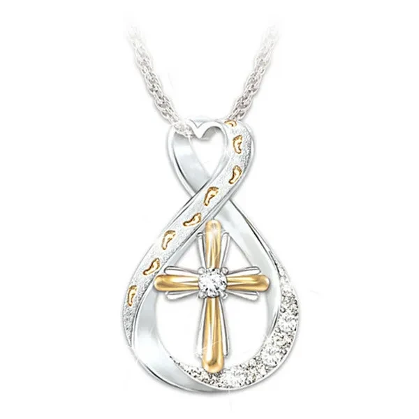 Two-Tone Diamond Necklace