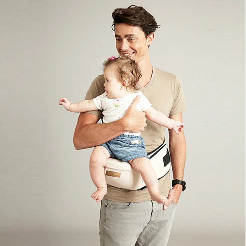 Color: Blue - Baby Carrier Waist Stool Walkers Baby Sling Hold Waist Belt Backpack Hipseat Belt Kids Adjustable Infant Hip Seat