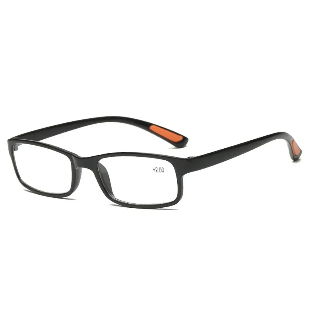 Frame Color: Pinkish Grey, Eye Prescription: +50 - Reading Glasses Men Fashion Sports Anti-blue Light Blocking Reading Eyewear Grey Red TR90 Frame Presbyopia Eyeglasses