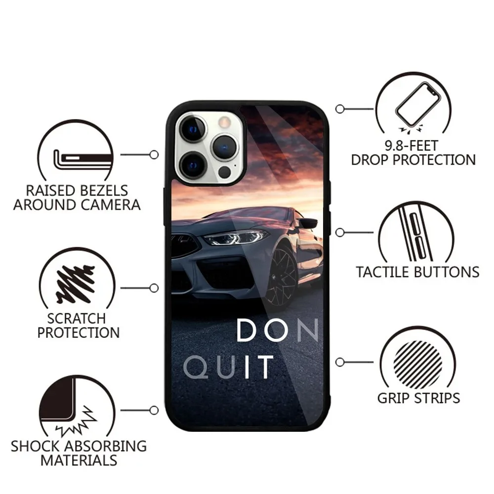 Color: Blue, Material: Aluminum - Blue Red Car for B-BMW Phone Case Strong Magnetic For IPhone 15,14,13,Pro,Max,Plus,11,12,Mini For Magsafe Wireless Charging