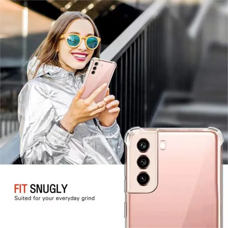 Color: Khaki - Clear Shockproof Case for Samsung Galaxy A16 A36 A25 A35 A55 A15 A54 A34 A14 A24 A05S A73 A53 A33 A23 A13 4G 5G Back Cover