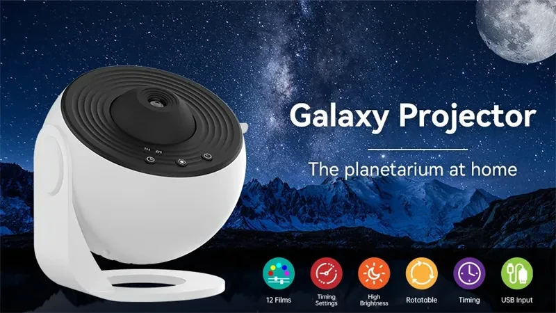 Night Light Galaxy Projector Starry Sky