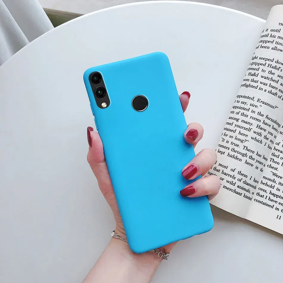 Color: Red, Material: Carbon Fiber - Matte Soft Fundas for Huawei Honor 8X 8A 8C 8S 9 9A 9X 9C 9S 10 10X 20 lite 20S Mate 10 20 lite Mate 20 Pro Silicone Phone Cases