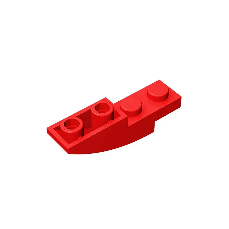 Color: Dark Khaki - Gobricks GDS-731 BRICK 1X4X1 INV. BOW compatible with lego 13547 children's DIY Educational Building Blocks Technical