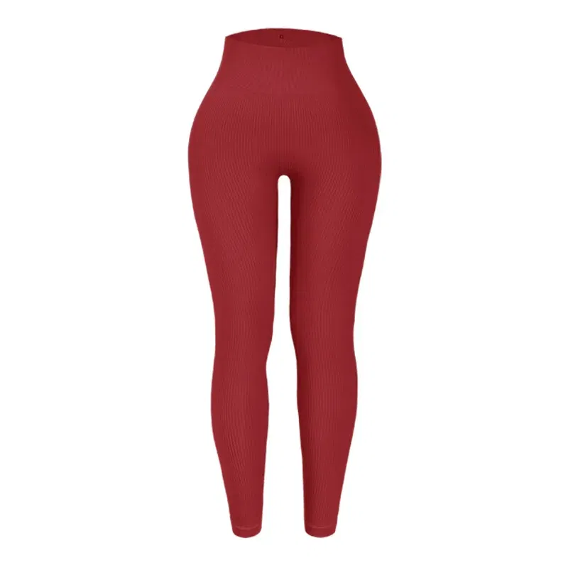 Color: SKY BLUE, Size: L - Autumn Sexy Gym Leggings Women High Waist Skinny Stretch Fitness Leggings Exercise Activewear Running Outdoors Fashion Thread