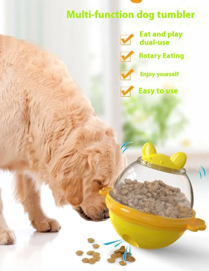 Pet Supplies Tumbler Dog Leakage Food Feeder Pets Toys Pet Products