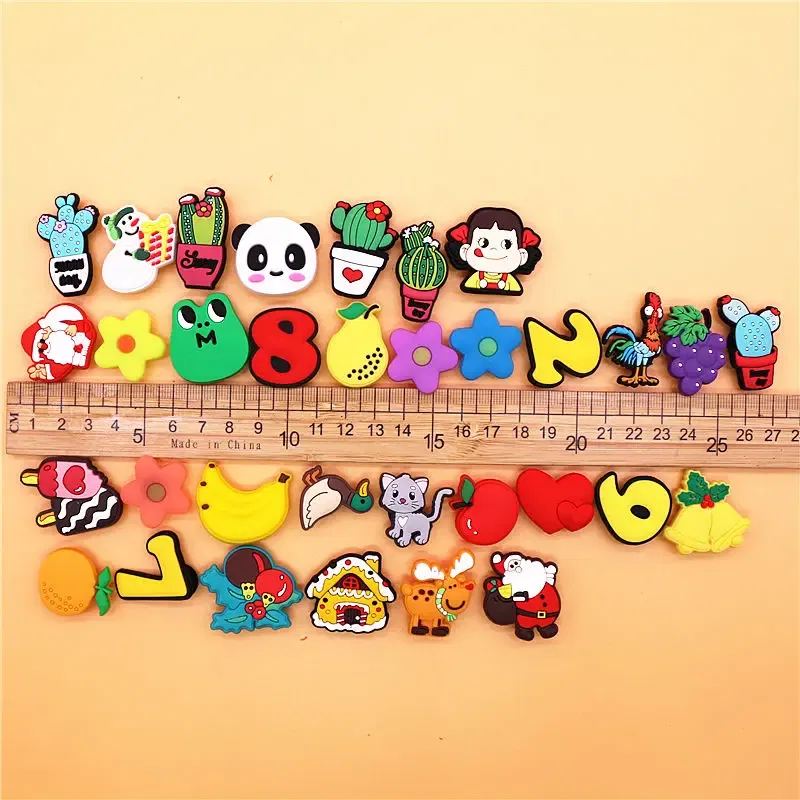 Color: PEACOCK BLUE, Ships From: CHINA - 1pcs Christmas Collection PVC Shoe Charms Lovely Animals Garden Shoes Upper Decorations Clogs Pins Unisex Fun Gifts