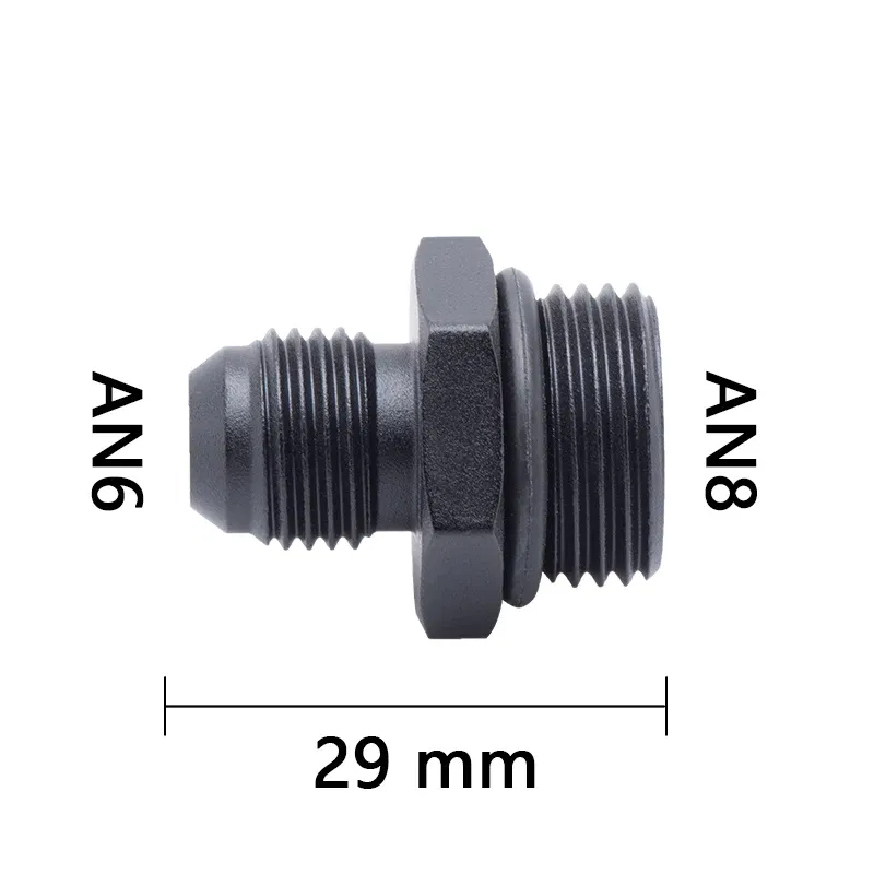 Color: PURPLE - Oil Hose Straight Fitting Hose Adapter Oil Cooler Fitting An6 to An6 An8 An10 1/2 1/8 3/8 1/4 NPT 5/16,AN10 AN8 to 9MM M18 M12