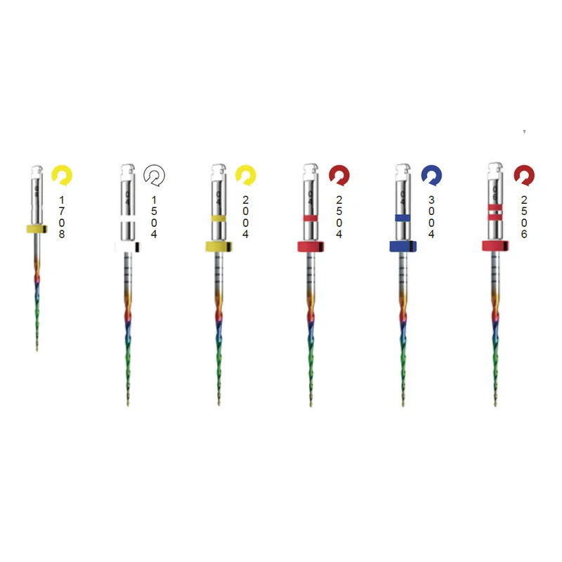 Color: 4 - Dental New Rotary Rainbow Files Thermal Activation Accessories Endodontic For Root Canal Files Cleaning Dentist Tool