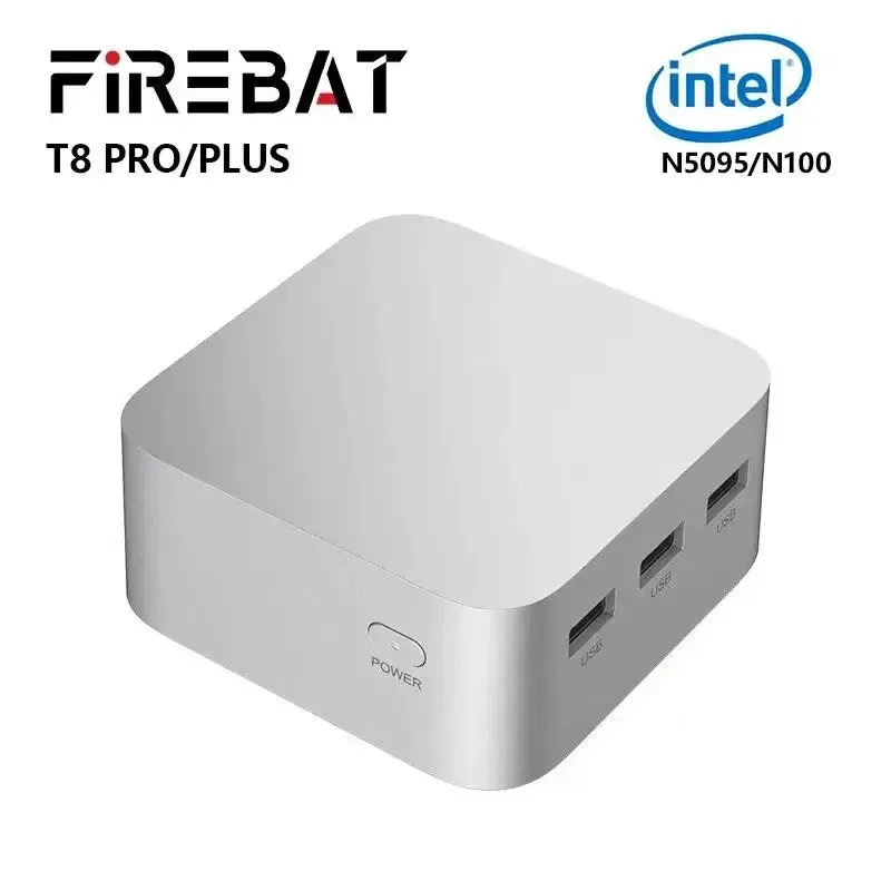 Color: WHITE, Ships From: CHINA - 2025 T8 Pro Plus Mini PC Intel Celeron N5095 N100 Desktop Gaming Computer 8GB 16GB 256GB 512GB DDR4 DDR5 WIFI5 BT4.2