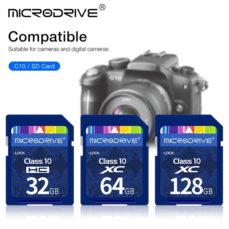Capacity: 32 GB - 4K HD Camera Memory SD Card 128GB 16GB 64GB 32GB SD 4K Video Camera Flash usb stick sd cards Class 10 for camera