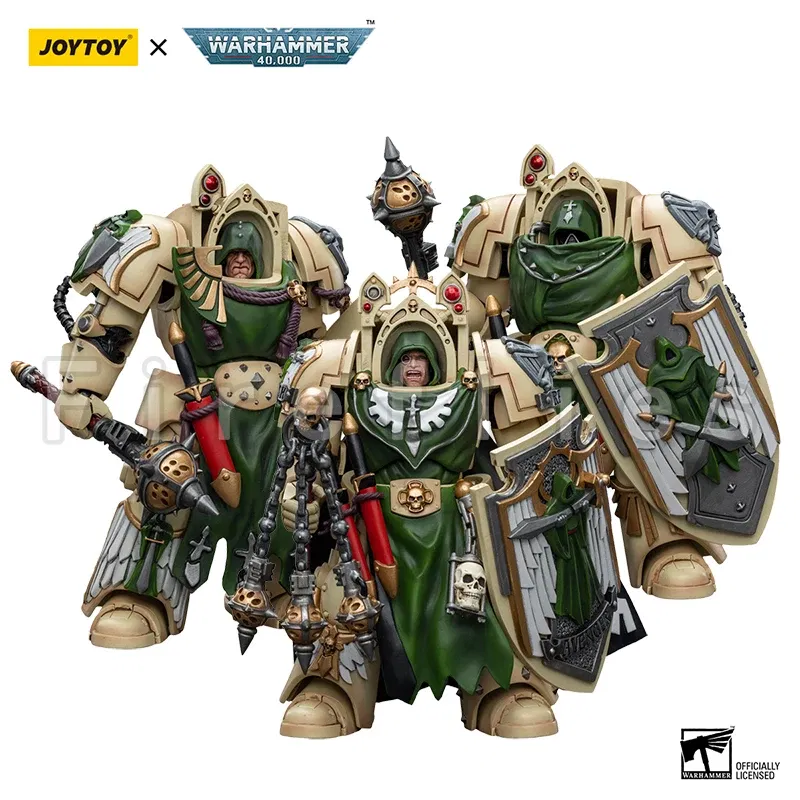 Color: WHITE - 1/18 JOYTOY Action Figure 40K Dark Angels Figures Anime Model Gift