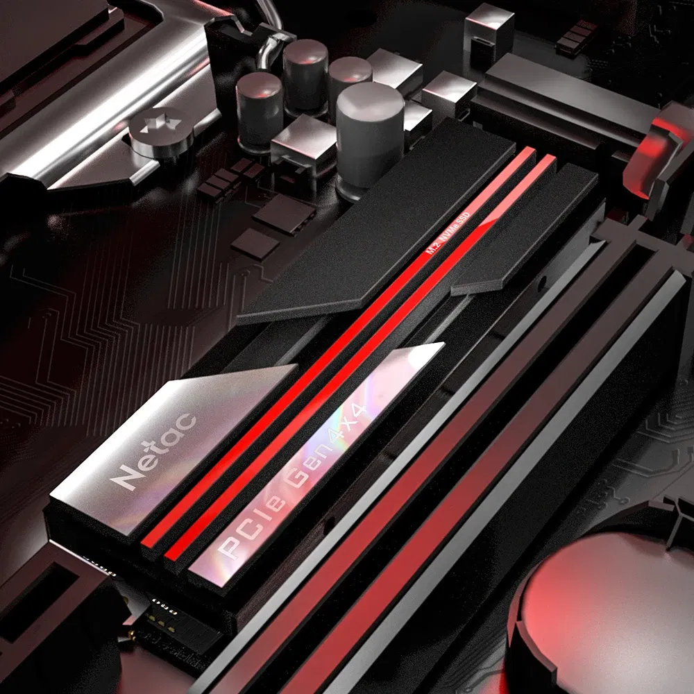 Color: Red, Ships From: CHINA - To 7+ Netac M2 SSD 1tb SSD M.2 NVME Hard Disk PCIe 4.0x4 HD 1TB M2 2280 Internal Solid State Drive with Heat Sink for PC