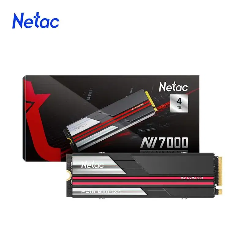 Color: Red, Ships From: CHINA - To 7+ Netac M2 SSD 1tb SSD M.2 NVME Hard Disk PCIe 4.0x4 HD 1TB M2 2280 Internal Solid State Drive with Heat Sink for PC