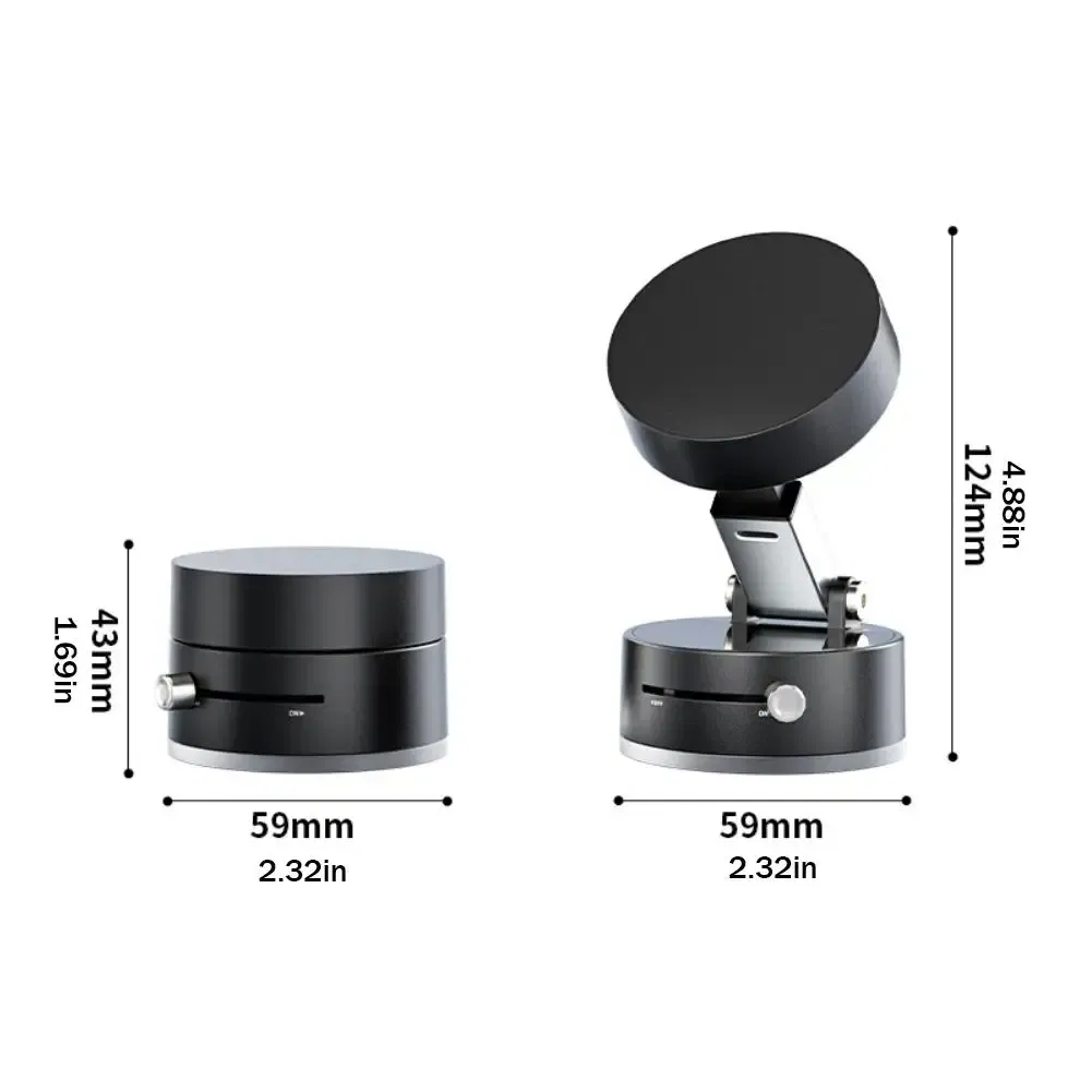Adjustable Vacuum Suction Cup Magnetic Phone Holder Lazy Multi-functional Foldable Storage Holder Vacuum Suction Phone Holder