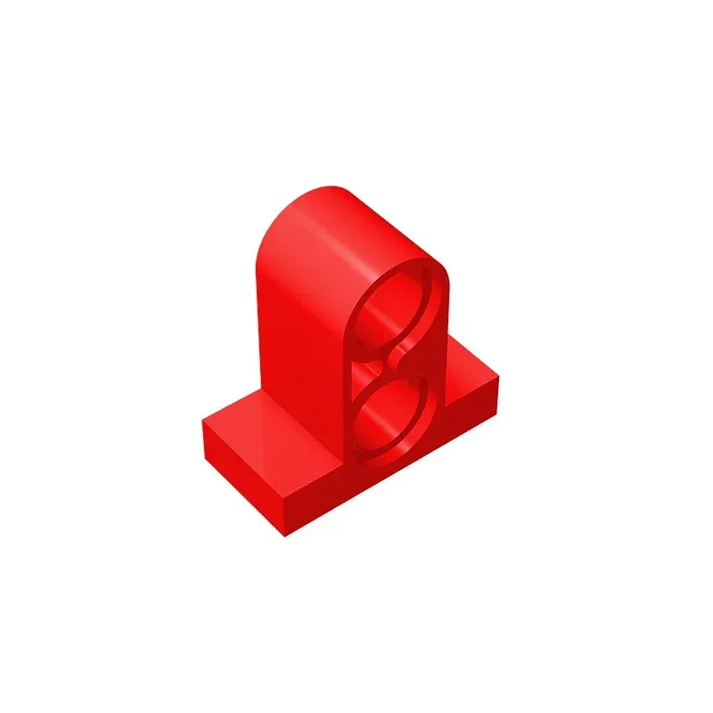Color: VIOLET/?«?—?…° - Gobricks GDS-937 Technical, Pin Connector Plate 1x2x1 2/3 with 2 Holes compatible with lego 32530 Educational Building Blocks