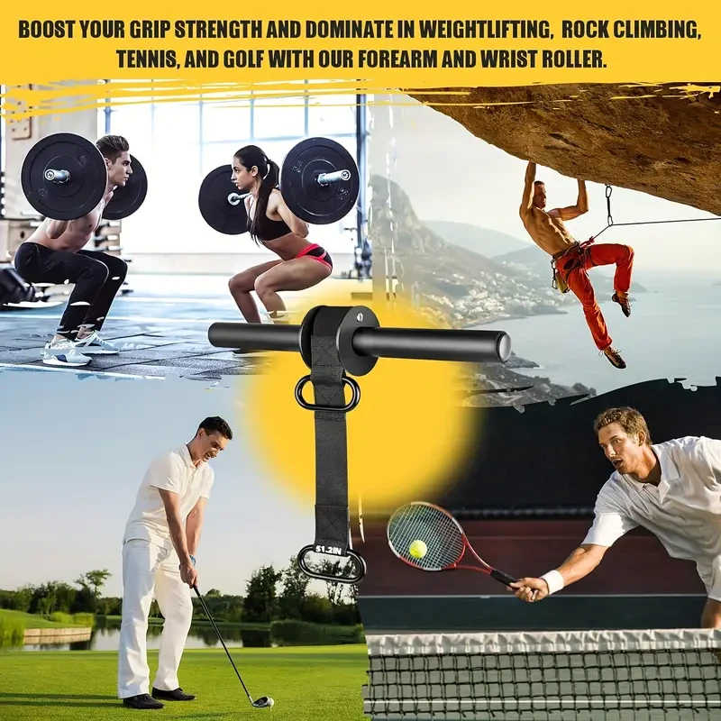 Ultra-Strong Forearm & Wrist Strengthener - Anti-Slip Grip & Quick Locking