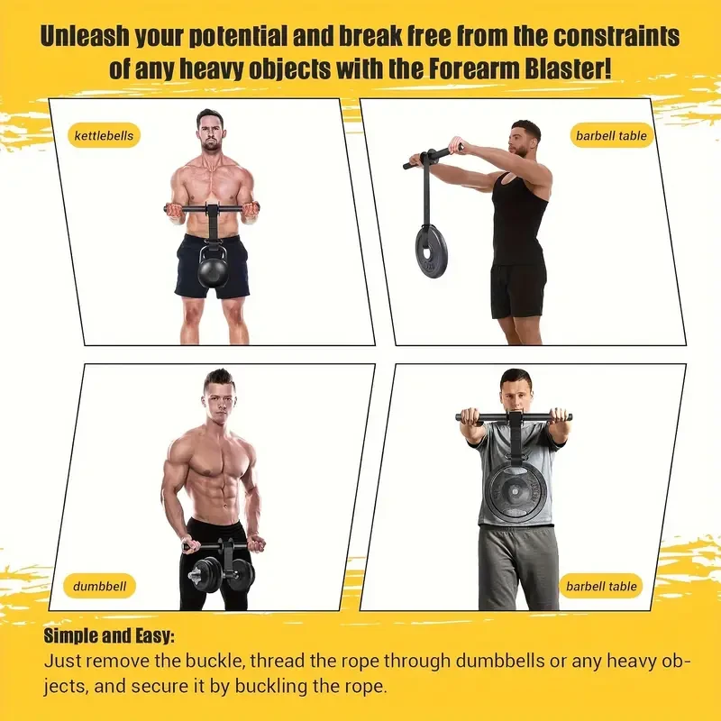 Ultra-Strong Forearm & Wrist Strengthener - Anti-Slip Grip & Quick Locking