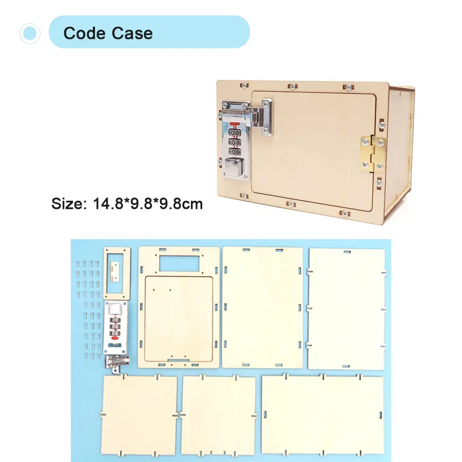 Color: Red - DIY Physical Model Science Experiment Educational Toy Handmade Small Production Assembly Craft Technology Project for School Kid