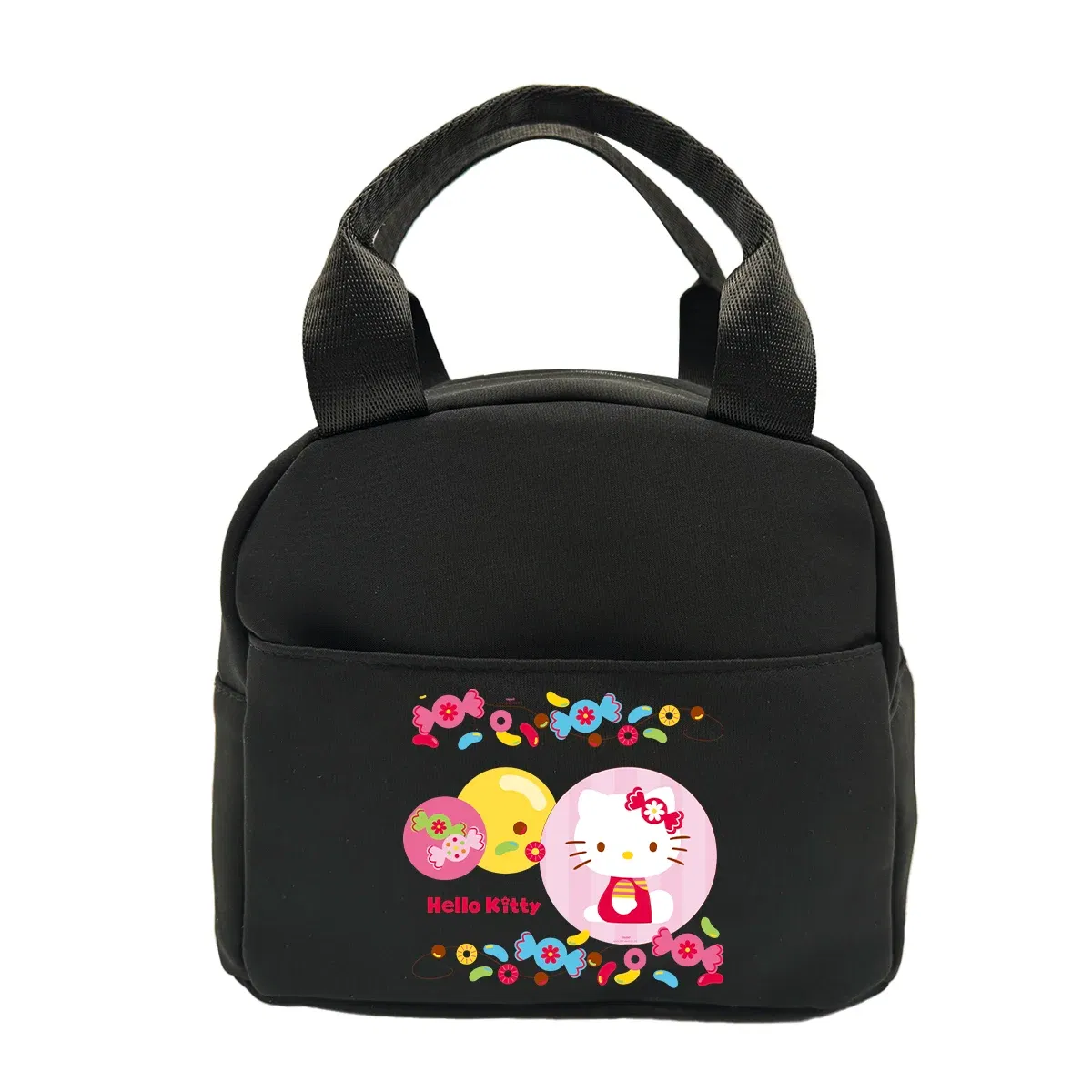 Color: Brown - Hello Kitty Children's Lunch Bag Primary School Lunch Box Bag Children's Best Gift Cartoon Mochila Best Gift for Children