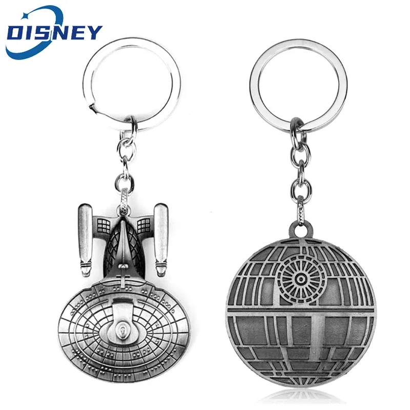 Color: Gold, Ships From: CHINA - Disney Star Wars Keychain Key Ring Spaceship Darth Vader Robot BB 8 Metal Pendant Cool Movie Jewelry For Men Car Key Chain