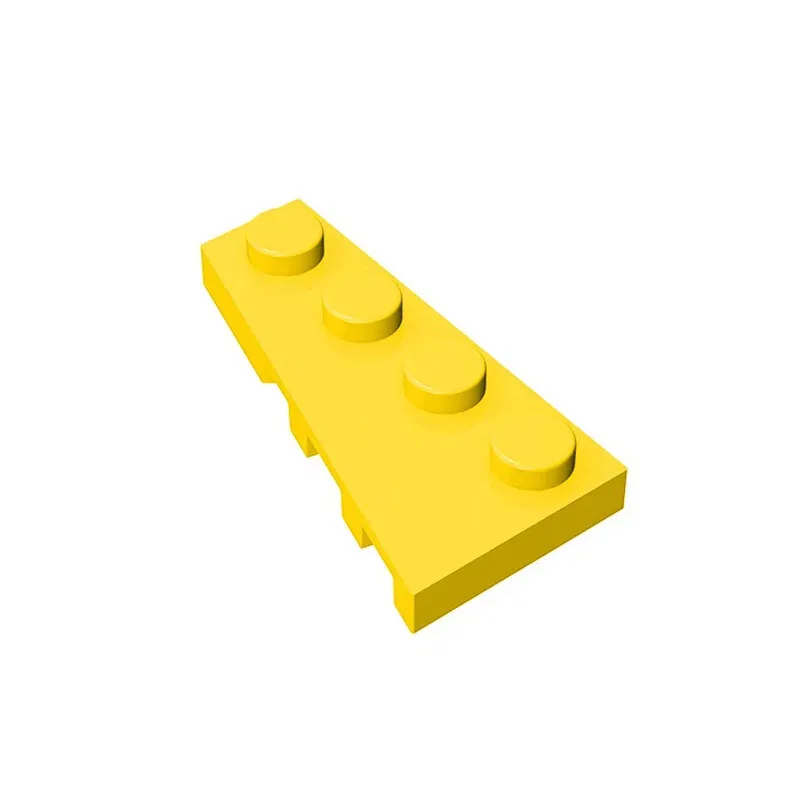 Color: Pink - BZB MOC 41770 2x4 Wedge Board (Left) High-tech Creative Technical Building Block Model Kids DIY Toy Brick Parts Best Gifts
